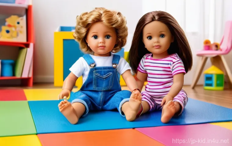 감정 조절 인형 놀이 - **Prompt 1: "A young child, around 5 years old, with soft brown hair, is deeply immersed in playing ... 감정 조절 인형 놀이 - **Prompt 1: "A young child, around 5 years old, with soft brown hair, is deeply immersed in playing ...