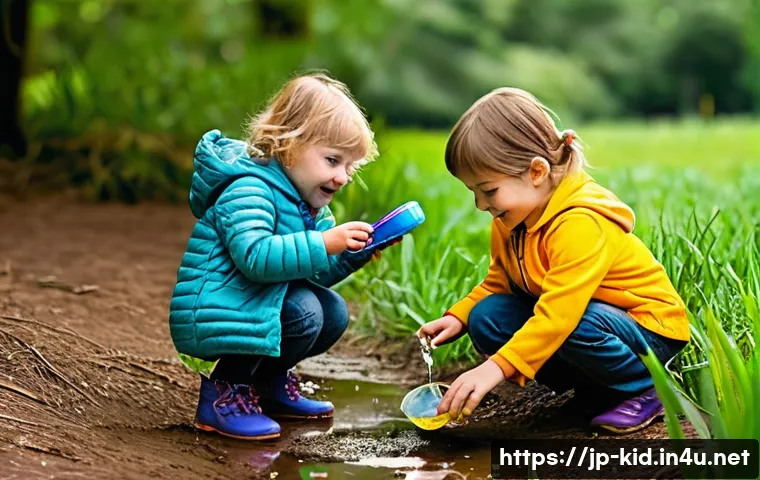 누리과정 활동계획안 - **Child-centered outdoor discovery in a park:**
    "A group of diverse children, aged 4-6, are joyf...